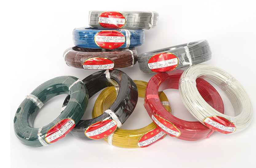 Electric Fluorine Plastic Insulation Wire Fep Electric Wire - Color: Multicolor