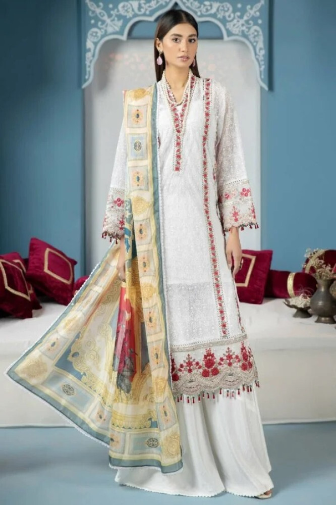 White Pakistani Suits Adan S Libaas Lueur Chikankari