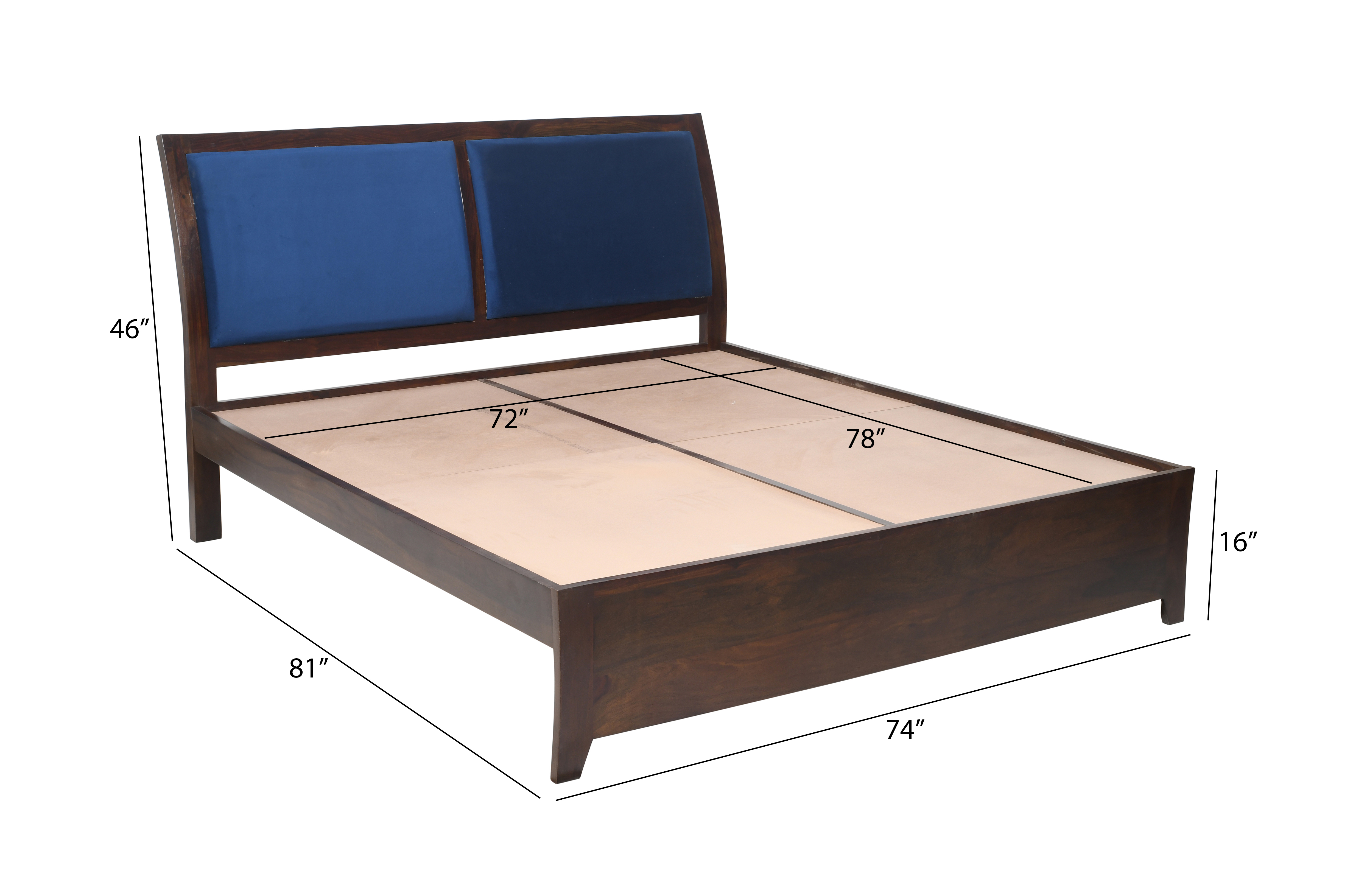 King Size Without Storage Bed