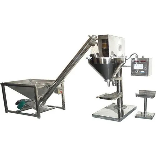 Automatic Powder Packaging Machine - Stainless Steel, Electric Drive Type, Heavy Duty Semi-Automatic System