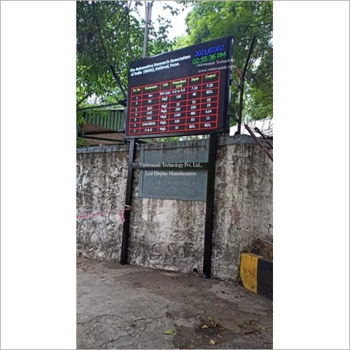Environment Pollution Parameter Display Application: Industrial & Commercial