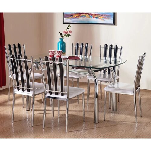 Multicolor Steel Dining Table