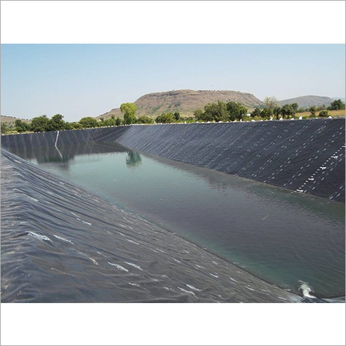 Hdpe Geomembrane - 300/500 Micron, Black Sheet | Water Retaining, High Strength, Isi 15351-2015 Compliant, Seepage Prevention