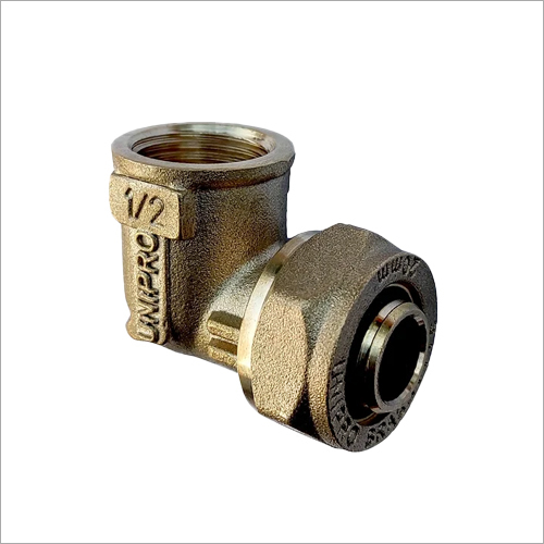 Golden Unipro Brasstite Half Female Elbow