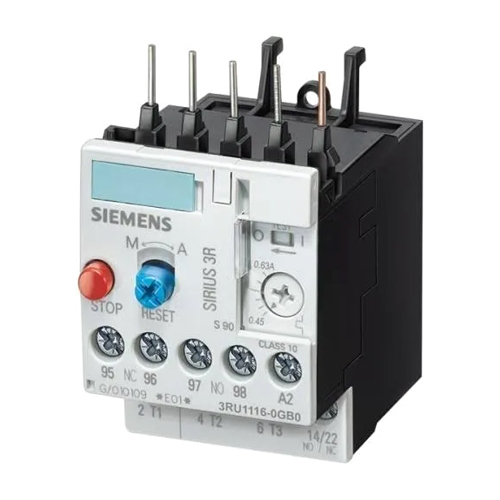 ब्लैक सीमेंस 125 एम्प थर्मल ओवरलोड रिले