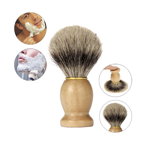 Premium Shaving Brush - Natural Wood Material | Multiple Use Eco-friendly Design For Effortless Grooming