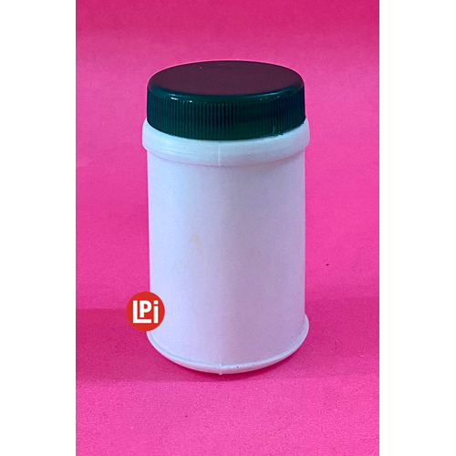 व्हाइट-ब्लैक 1 किलो प्लास्टिक जार