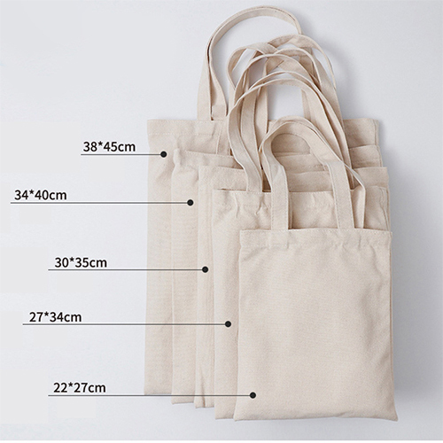 Canvas Tote Bag - Cotton Material, 15x18 Inches Size - Elegant Ivory White Design, Perfect For Everyday Use