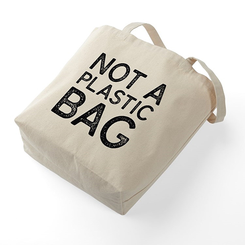 Canvas Tote Bag - Cotton Material, 15x18 Inches Size - Elegant Ivory White Design, Perfect For Everyday Use