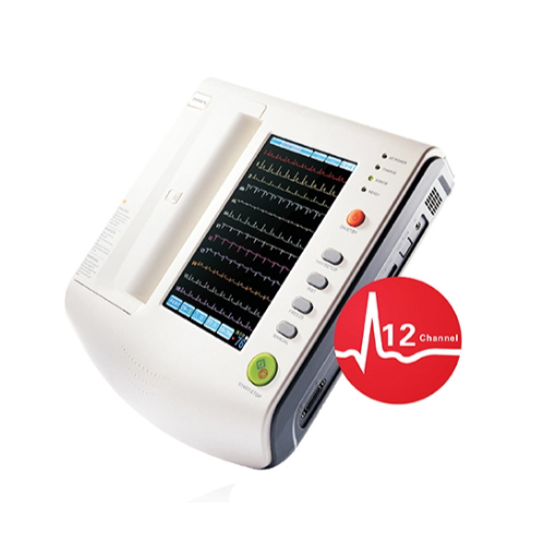 स्टेनलेस स्टील 12 चैनल ईसीजी मशीन