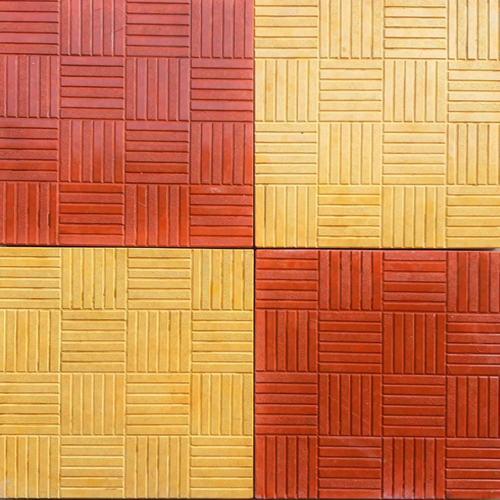 Glossy Chequered Tiles - Customized Size | Polished Gloss Finish For Exterior Use Elevate Your Outdoor Spaces With Style