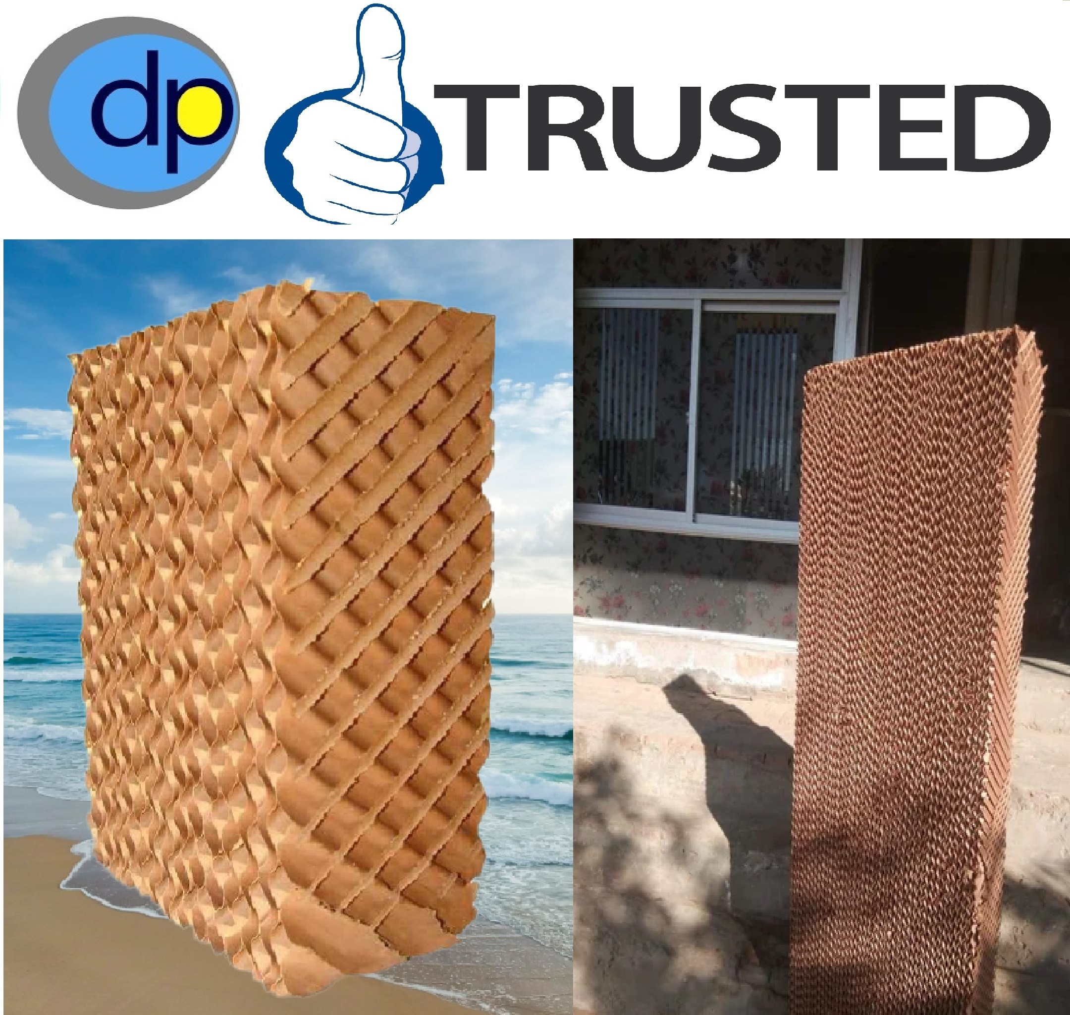 Brown Honeycomb Padding By Air Washer Unit - D.p.engineers