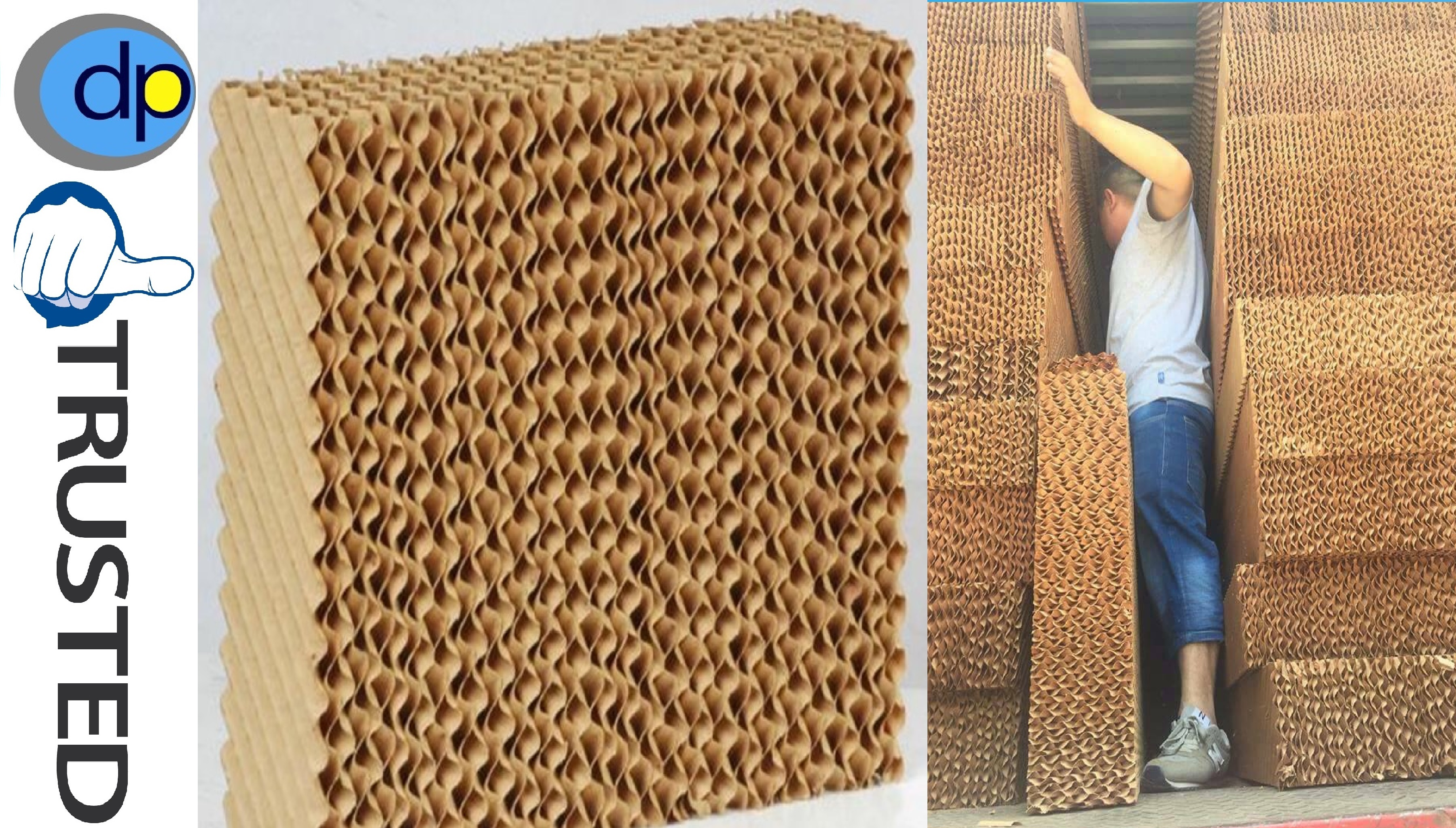 Brown Honeycomb Padding By Air Washer Unit - D.p.engineers