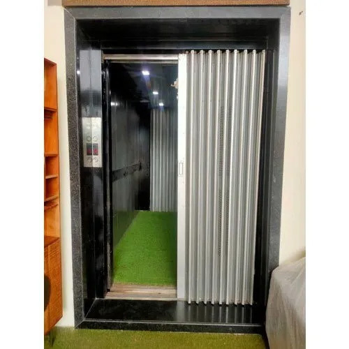 स्टेनलेस स्टील काउंटरवेट ट्रैक्शन पैसेंजर लिफ्ट