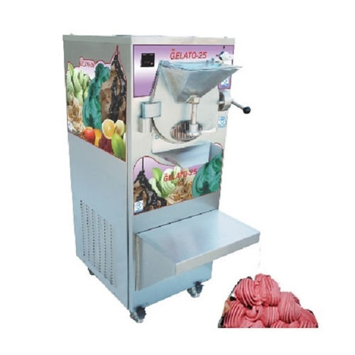 सिल्वर जिलेटो आइसक्रीम बनाने की मशीन
