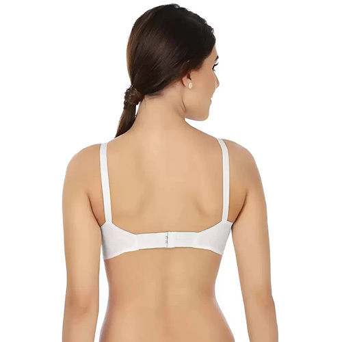 Ladies Cotton Non Padded Bra - Cotton Material, Sizes 32b To 40b, White Color | Comfort Fit, Adjustable Straps, Breathable Fabric