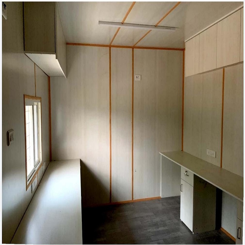 Portable Cabin Lease/rent/sale - Color: Off-white/grey/blue