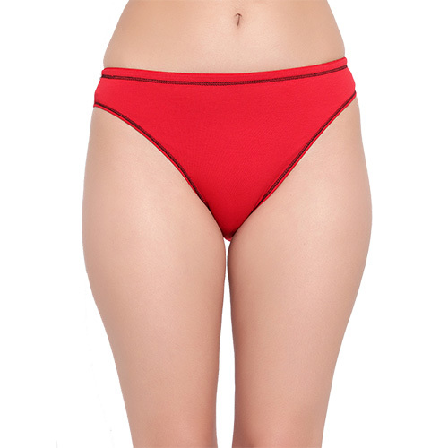 Bamboo Elastance Panty - Bamboo Fiber, S-m-l-xl Sizes, Red Color, Knitted Pattern | Comfortable, Breathable, Shape-enhancing Design