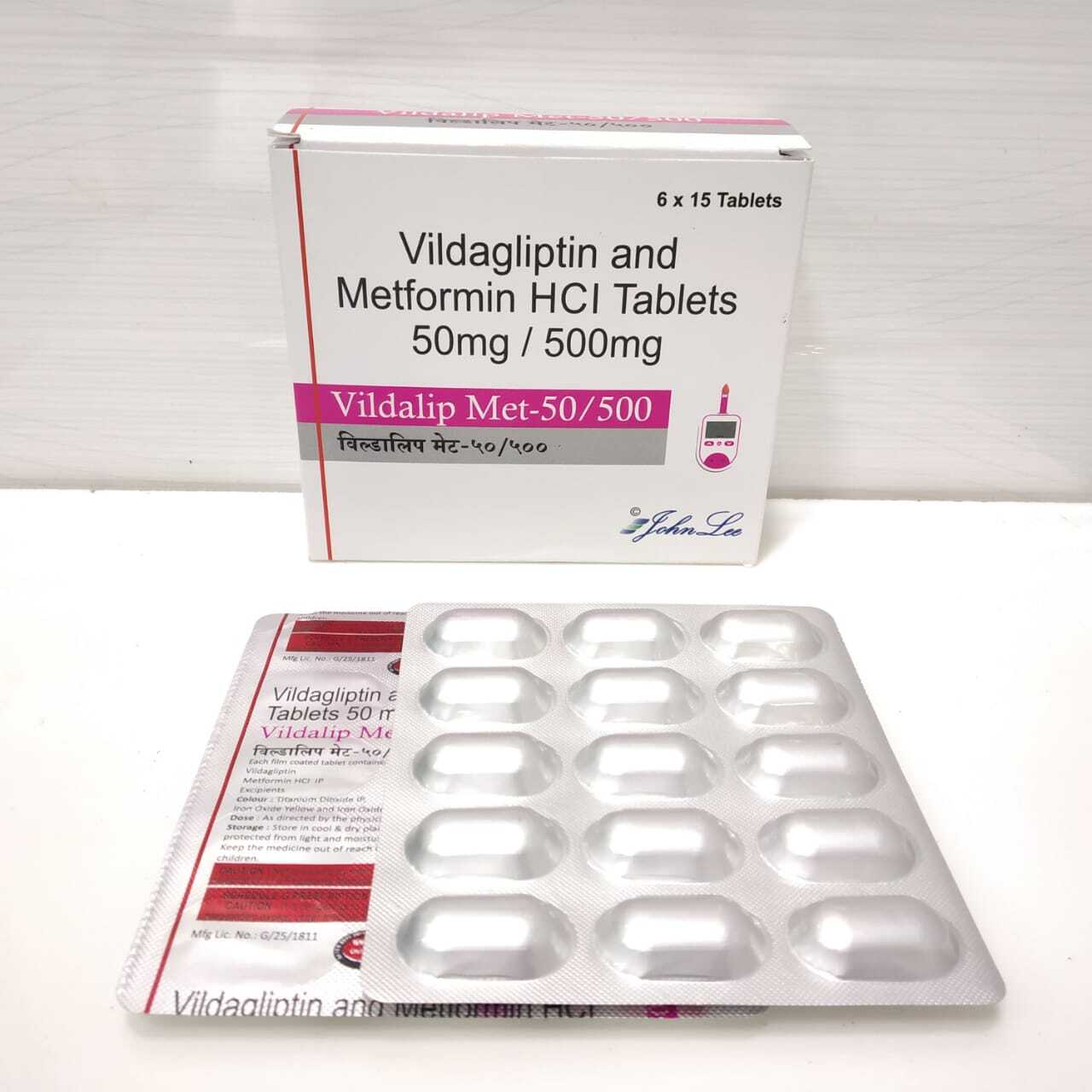 Vildagliptin Tablets - 50mg, 100mg Doses With Dapagliflozin Or Metformin Hydrochloride | Dpp-4 Inhibitor For Type 2 Diabetes Management