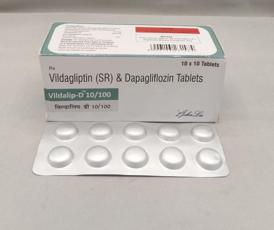 Vildagliptin Tablets - 50mg, 100mg Doses With Dapagliflozin Or Metformin Hydrochloride | Dpp-4 Inhibitor For Type 2 Diabetes Management