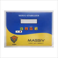 ब्लू स्टेबलाइजर स्क्रीन प्रिंटेड ग्राफिक ओवरले