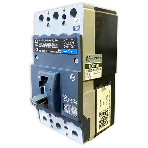 एमसीसीबी 100ए 3 पोल टीपी 36केए डीएन0-100डी