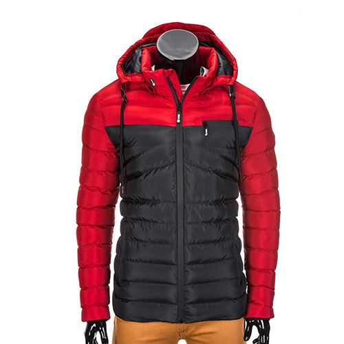 अलग-अलग उपलब्ध कलरब्लॉक्ड पफर जैकेट