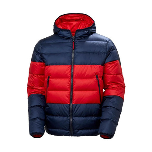 अलग-अलग उपलब्ध स्टाइलिश कलरब्लॉक्ड पफर जैकेट