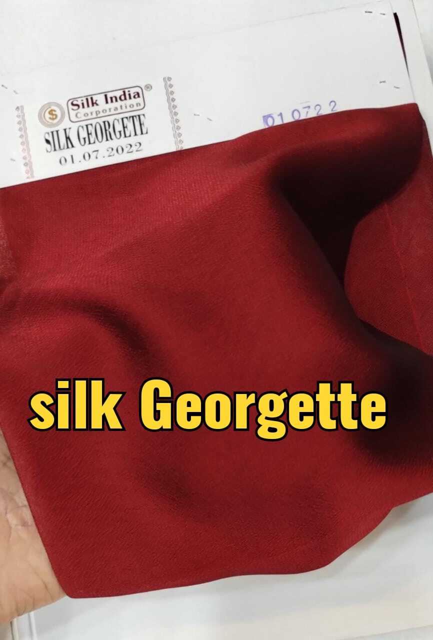 Silk Georgette - Attributes: Washable