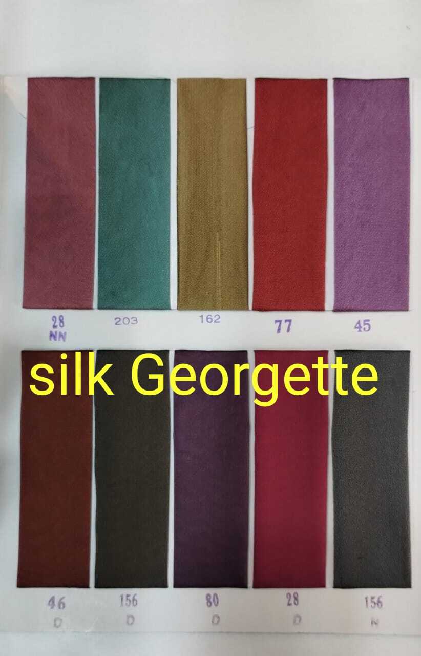 Silk Georgette - Attributes: Washable