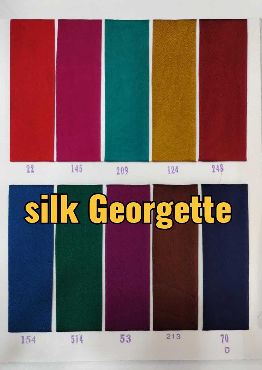 Silk Georgette - Attributes: Washable