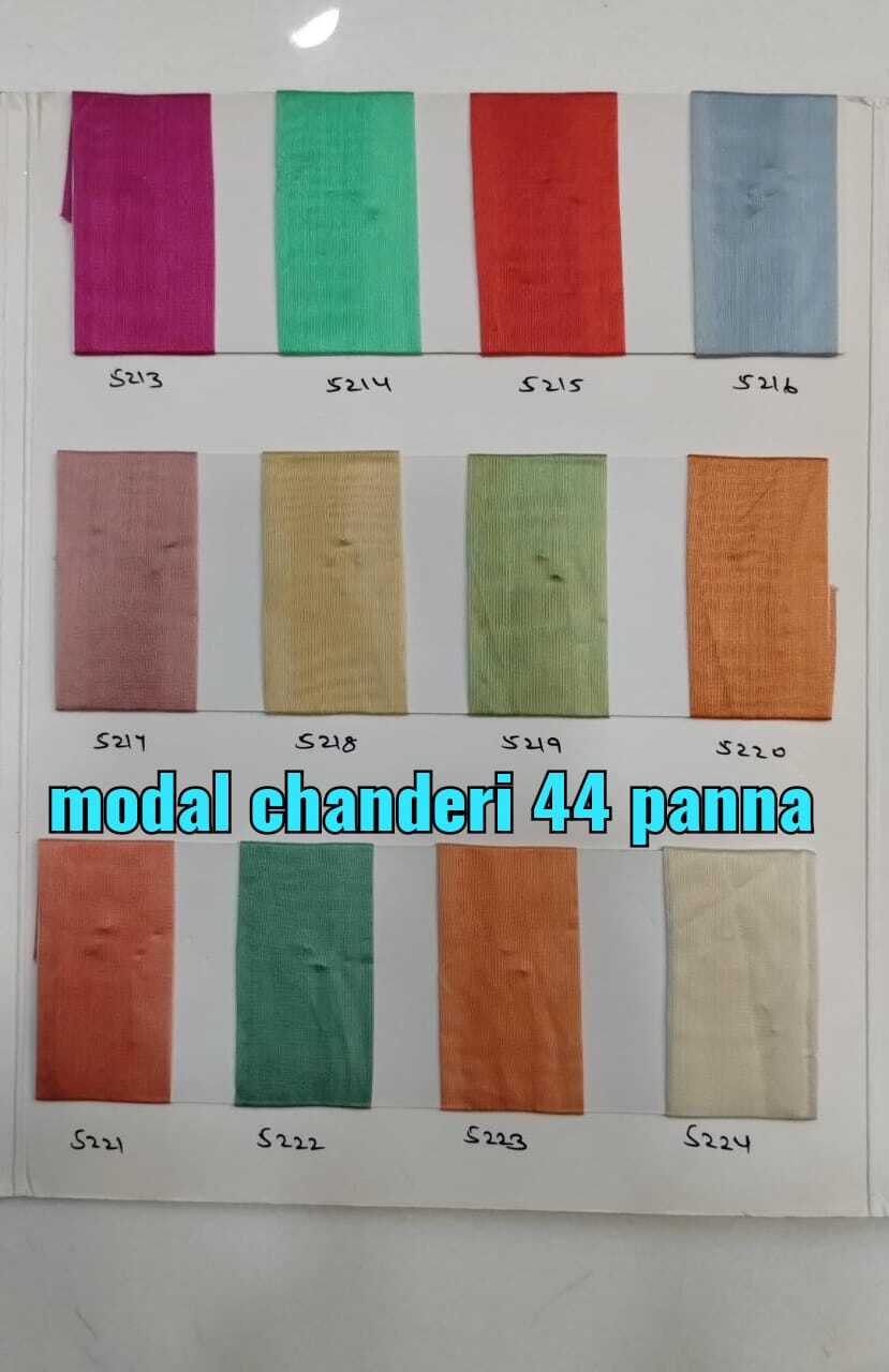 Quick Dry Modal Chanderi 44 Panna