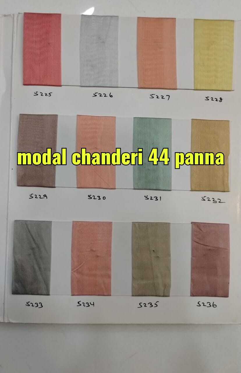 Quick Dry Modal Chanderi 44 Panna