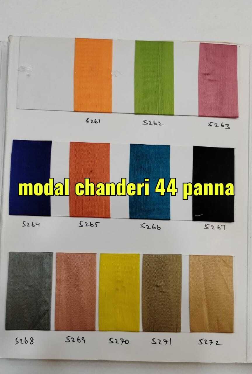 Quick Dry Modal Chanderi 44 Panna