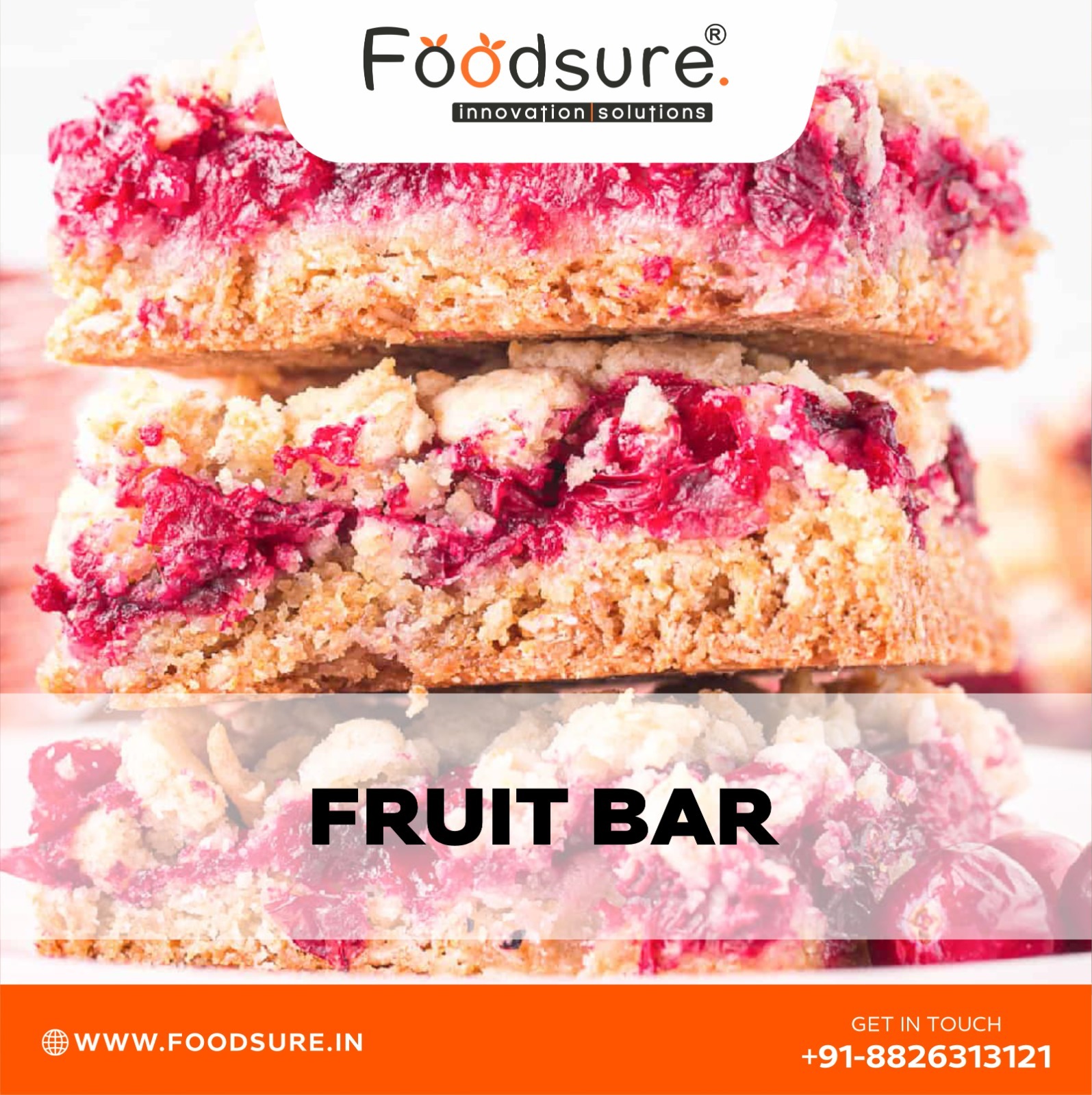 Foodsure Fruit Bar Making Machine - Stainless Steel, 500 Kg/hr Capacity, 20 Watt Power | Automatic, Computerized Control, Precision Quality Assurance, Customizable Features