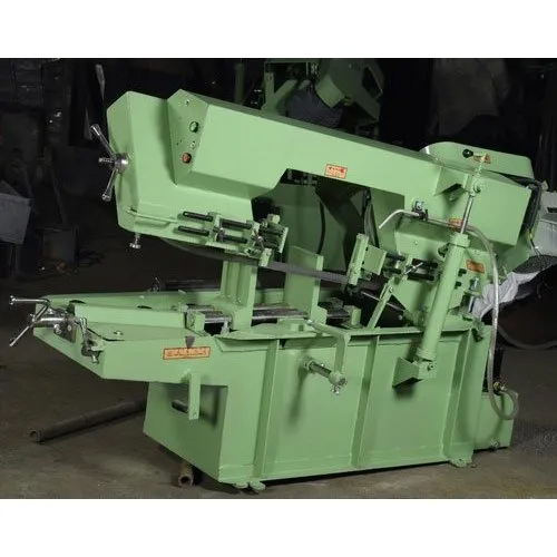 Hydraulic Cnc Bandsaw Machine - Metal Cutting, High Speed Performance | Automatic Operation, Green Finish, Warranty Included