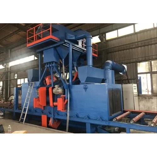 Automatic H Beam Shot Blasting Machine - Color: Blue