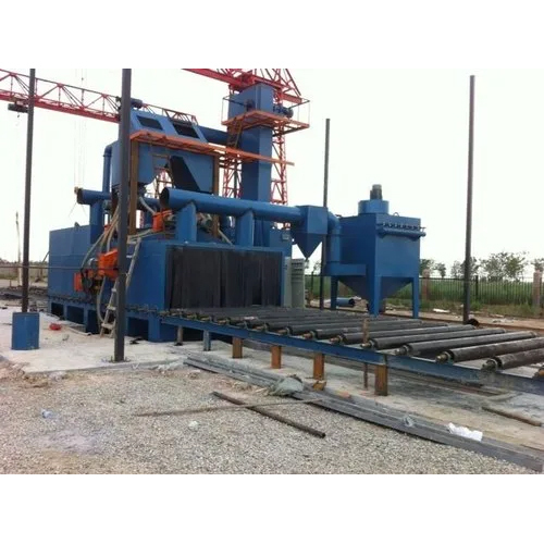 Automatic H Beam Shot Blasting Machine - Color: Blue