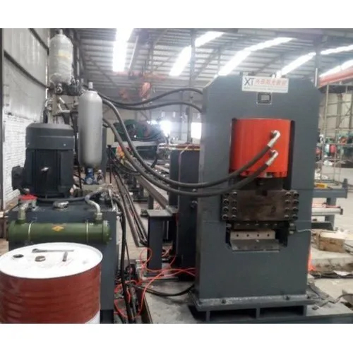 Gray Cnc Flat Bar Punching Marking And Shearing Production Line