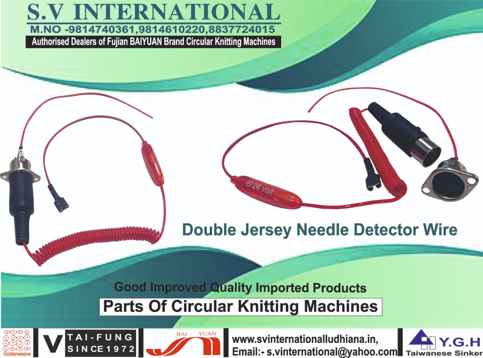 Double Jersey Needle Detector Wire