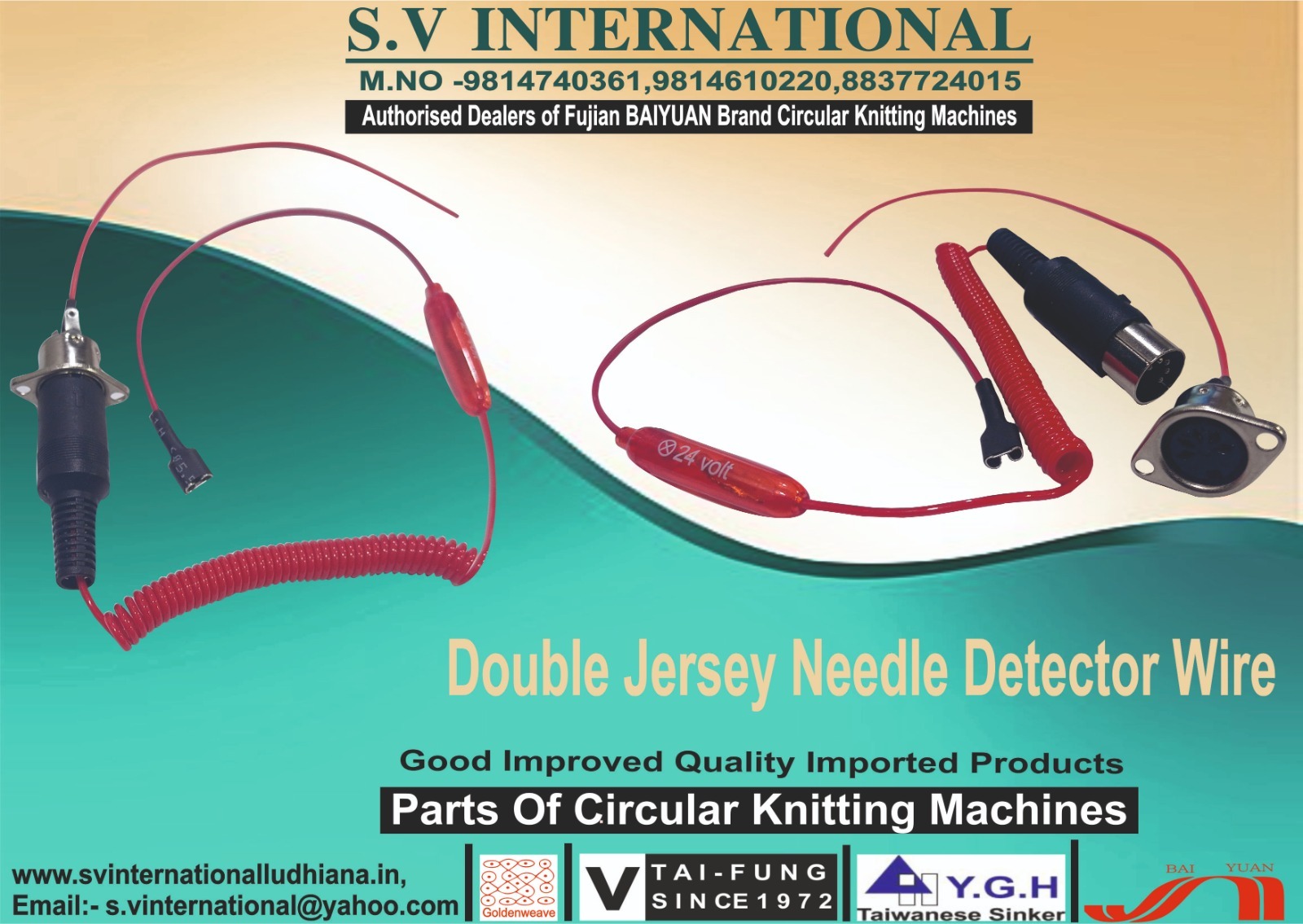 Double Jersey Needle Detector Wire