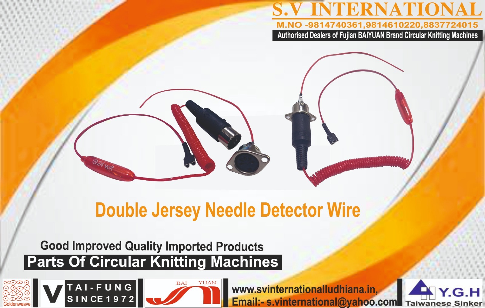 Double Jersey Needle Detector Wire