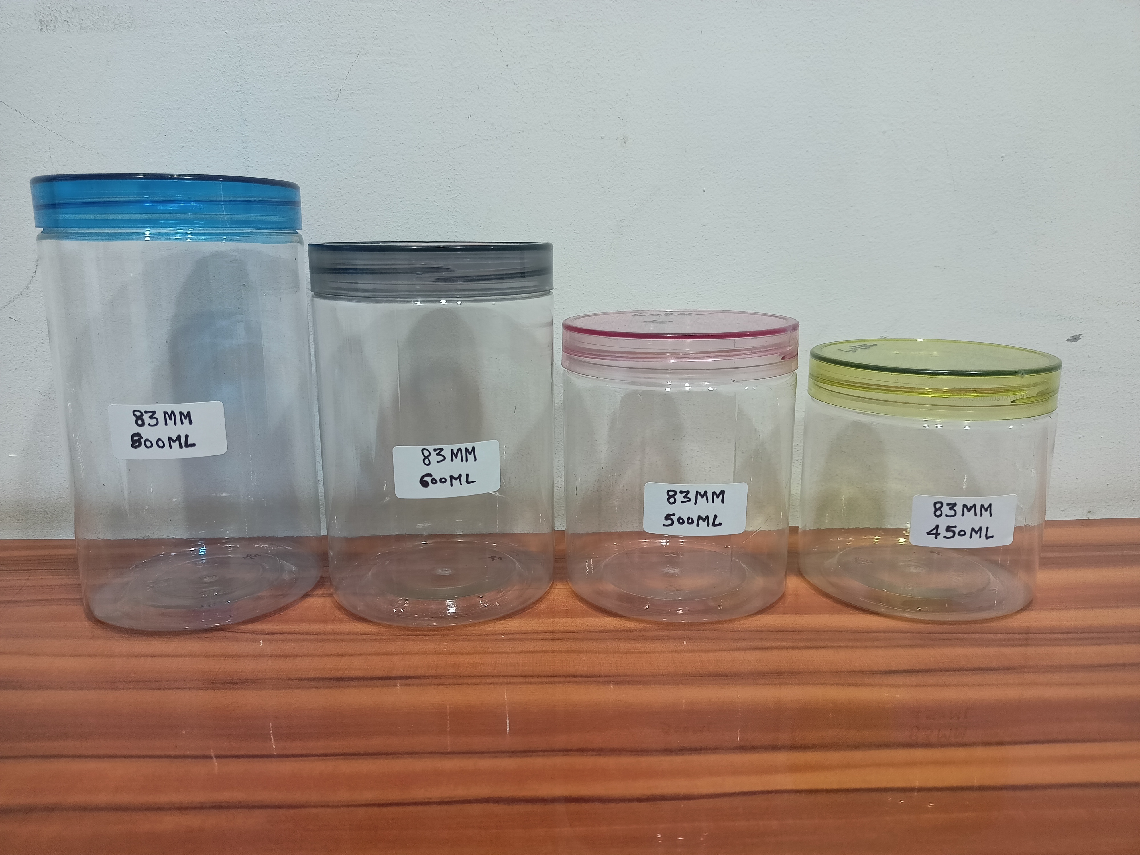 Pet Can Jar 450 Ml - Color: Transparent