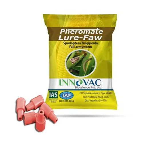 Pheromone Lure For Fall Armyworm - Plastic Material, Golden Color | Effective For Agricultural Pest Management, Ideal For Monitoring Crop Damage