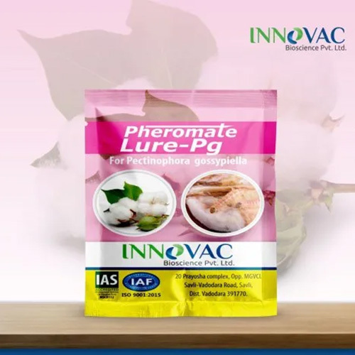 Pheromone Lure For Pink Bollworm - Rubber/plastic Dispenser, Pink Color | Effective For Population Monitoring And Integrated Pest Management