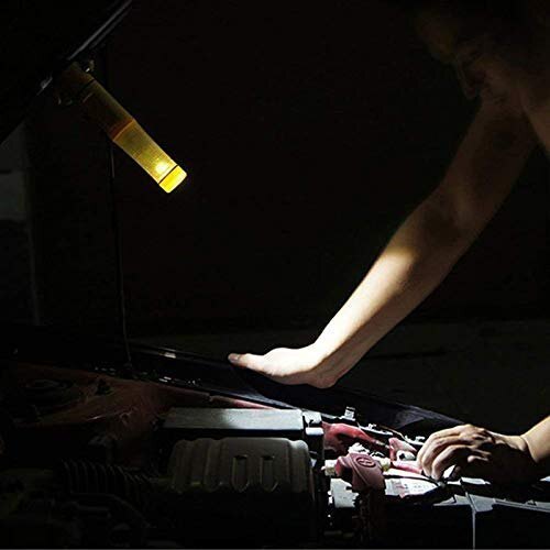 Car Emergency Tool - 350 Grams, Yellow | 5-in-1 Survival Kit With Flashlight, Red Warning Beacon, Window Glass Breaker, Seatbelt Cutter