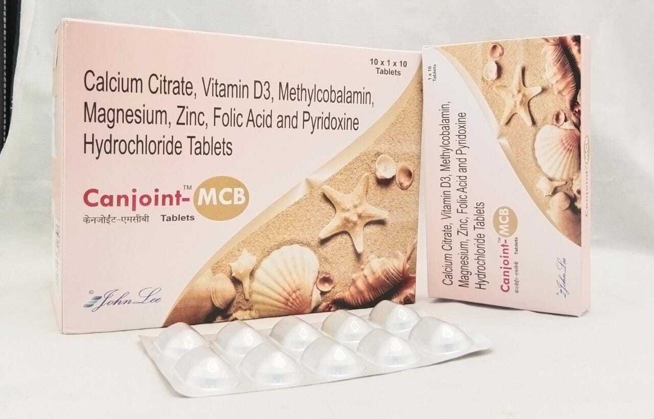 Calcium Citrate Malate - 1000mg Calcium Citrate, 250 Iu Vitamin D3, 100mg Magnesium, 7.5mg Zinc, 500mcg Methylcobalamin, 5mg Folic Acid, 10mg Pyridoxine Hcl | Enhanced Bone Health, Immune Support, Maximum Absorption, Optimal Mineral Balance