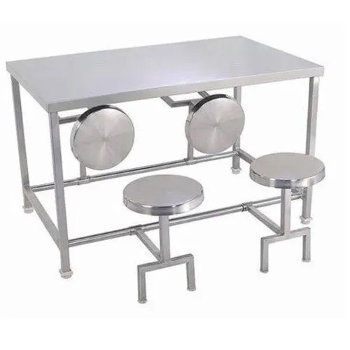 Stainless Steel Canteen Table - Size: Different Available