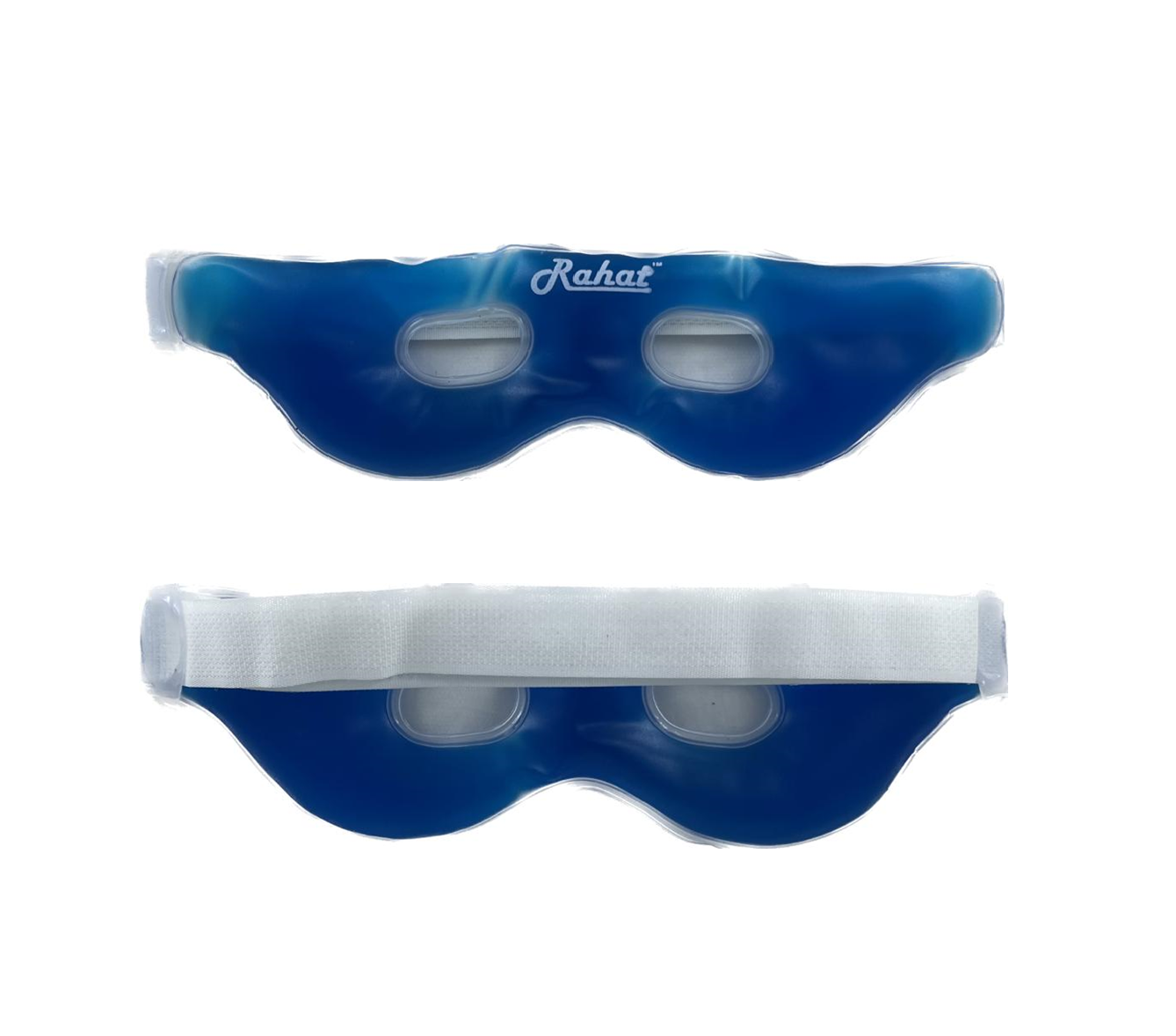 Cool Gel Eye Mask - Antifreeze Gel, 600x75 Mm, Blue & More Colors | Waterproof, Adjustable Velcro, Personal Care For Men & Women