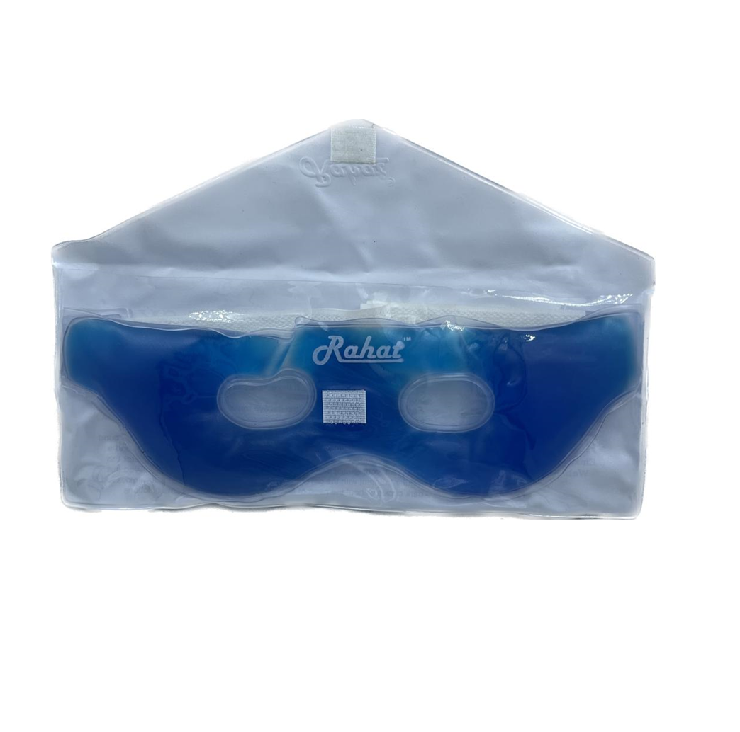 Cool Gel Eye Mask - Antifreeze Gel, 600x75 Mm, Blue & More Colors | Waterproof, Adjustable Velcro, Personal Care For Men & Women